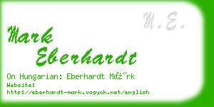 mark eberhardt business card